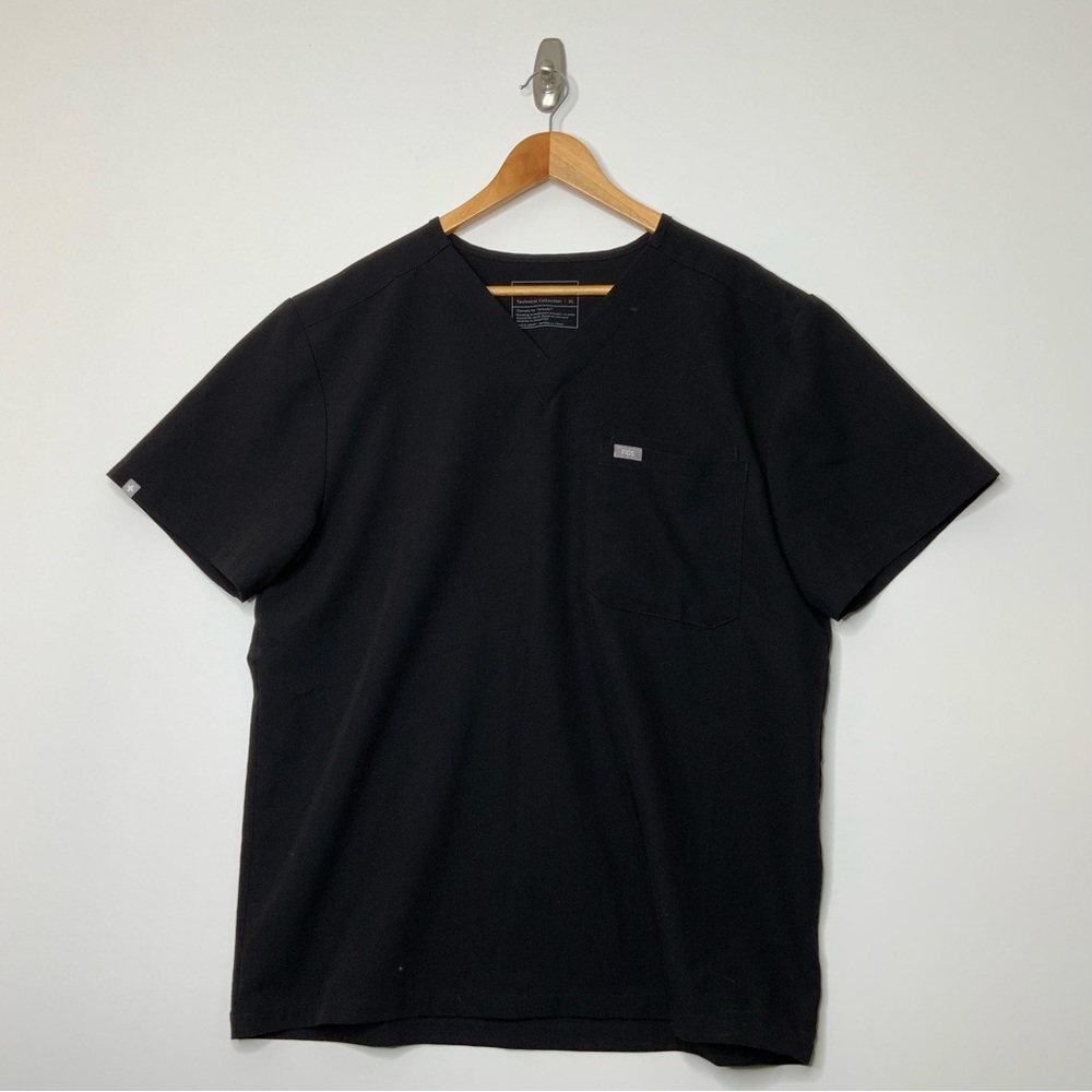 FIGS Black Men Scrub Set. Scrub Top XL. Scrub Bottoms XL. - Picture 3 of 14